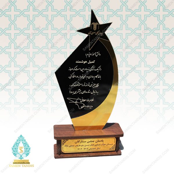 تندیس دانش آموزی کد T10013 تندیس دانش آموزی کد T10013