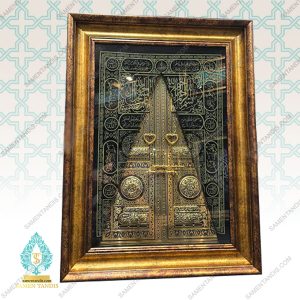 تابلو برجسته سه بعدی درب کعبه