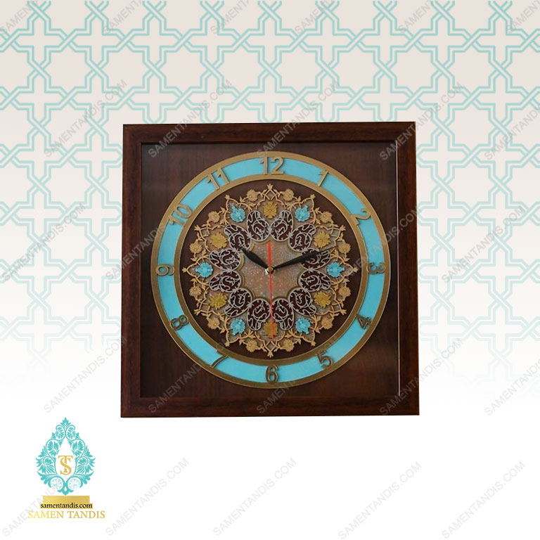 ساعت نفیس معرق دیواری