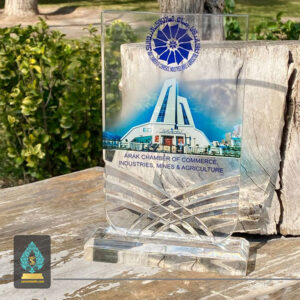 تندیس کریستالی تجارت | ثامن تندیس