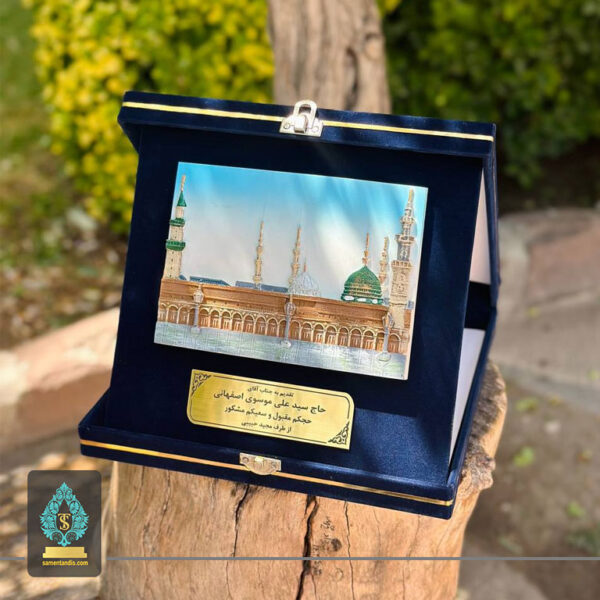 لوح برجسته تصویر مسجد النبی کد L10195 | ثامن تندیس