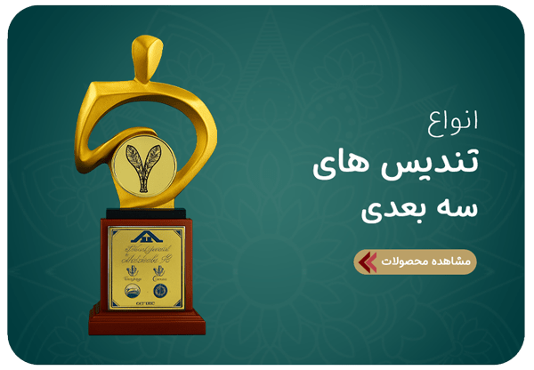 تندیس سه بعدی | هدایای ویژه تقدیر و تشکر