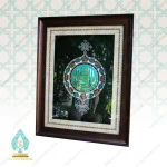 تابلو سه بعدی امام زمان با ورق طلا